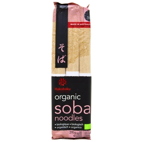 โหลดรูปภาพเข้าสู่ตัวดูแกลเลอรี, Hakubaku Organic Soba-有機蕎麥麵-270g-DNOOHA102