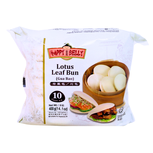 Load image into Gallery viewer, Happy Belly Lotus Leaf Bun (Gua Bao)-家樂寶荷葉包(刈包)-10_40g-DIMHB201
