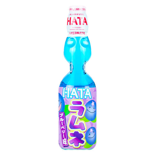 ギャラリービューアに画像を読み込む、Hatakosen Ramune - Blueberry (Carbonated Soft Drink)-日本波子汽水-藍莓-200ml-DRIHT202