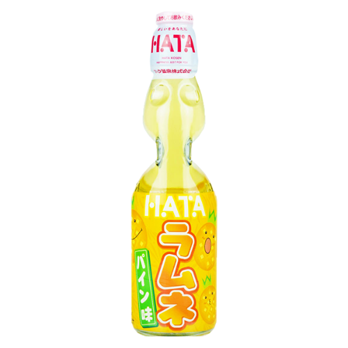 Load image into Gallery viewer, Hatakosen Ramune - Pineapple (Carbonated Soft Drink)-日本波子汽水-菠蘿-200ml-DRIHT204