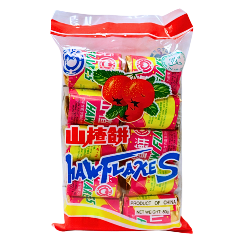 将图像加载到图库查看器中, Haw Flakes-山楂餅-80g-SNACCT101