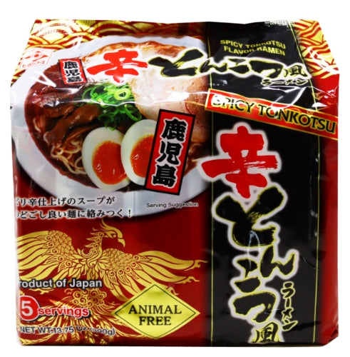 Load image into Gallery viewer, Higashimaru Ramen - Spicy Tonkutsu-日本東丸鹿兒島辛辣豬骨拉麵-5_78g-INHI103