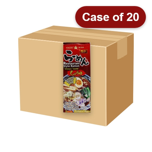 Load image into Gallery viewer, Hikari Miso Restaurant Style Ramen - Shoyu-日本麵樂醬油拉麵-188g-INHI201-20