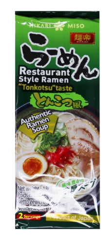 Load image into Gallery viewer, Hikari Miso Restaurant Style Ramen - Tonkutsu-日本麵樂豚骨拉麵-188g-INHI203
