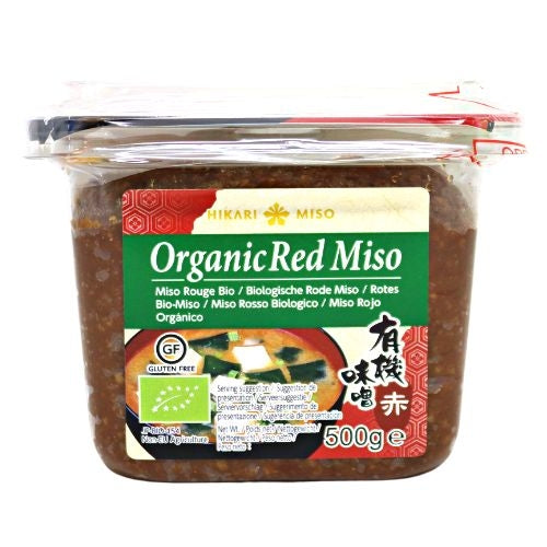 Load image into Gallery viewer, Hikari Organic Red Miso Paste-信州有機赤味噌(豆醬)-500g-JPN520