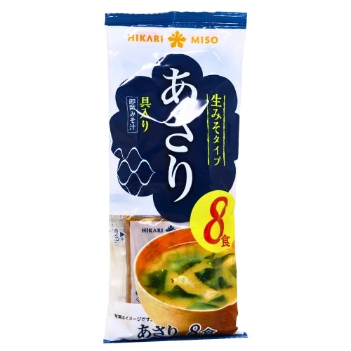 갤러리 뷰어에 이미지 로드, Hikari Sokunama Asari Miso Soup - Clam-信州蛤蜊味噌湯-8_16g-JPN326