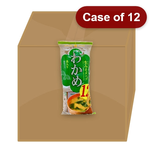 Load image into Gallery viewer, Hikari Sokunama Wakame Miso Soup - Seaweed-信州海帶味噌湯-12_18g-JPN328-12