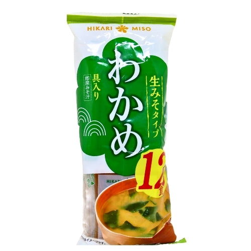 Load image into Gallery viewer, Hikari Sokunama Wakame Miso Soup - Seaweed-信州海帶味噌湯-12_18g-JPN328