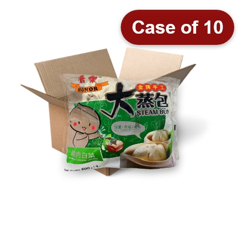 ギャラリービューアに画像を読み込む、Honor Pork with Chinese Leaf Bun-康樂豬肉白菜包子-600g-DIMHN102-10