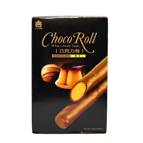 ギャラリービューアに画像を読み込む、I-Mei Choco Roll - Pudding-義美巧克力卷-布丁-137g-SNACIM203