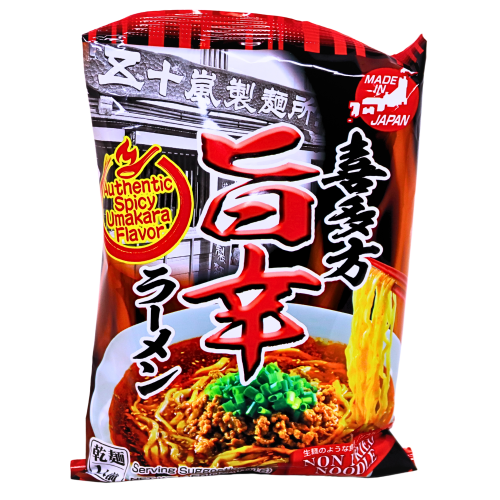 갤러리 뷰어에 이미지 로드, Igarashi Seimen Ramen - Kitakata Umakara Flavour-五十嵐制面喜多方拉麵 - 香辣味-101g-INIS103