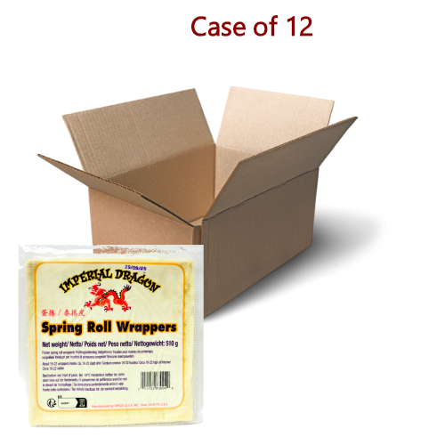 Load image into Gallery viewer, Imperial Dragon Spring Roll Wrappers 6.5"-Imperial Dragon 春卷皮-510g-WRAP215-12