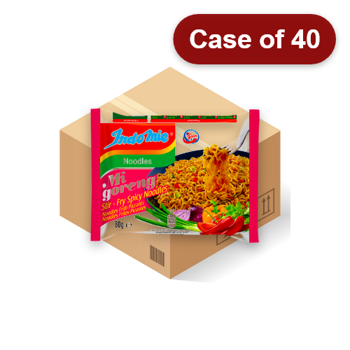 Load image into Gallery viewer, Indomie Noodles - Mi Goreng Spicy (Pedas)-印尼營多撈麵 - 辣味-80g-ININ105-40