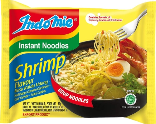Load image into Gallery viewer, Indomie Noodles - Shrimp-印尼營多湯麵 - 鮮蝦味-70g-ININ111