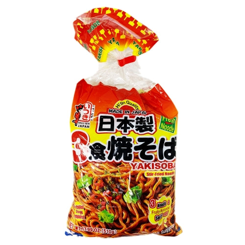 Load image into Gallery viewer, Itsuki Fresh Yakisoba (3pcs)-日制炒麵-510g-FNOOIT101