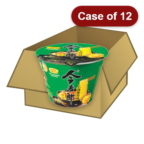 Load image into Gallery viewer, JML Golden Wheat Bowl Noodle - Pork-今麥郎上湯排骨碗面-116g-INJML204-12