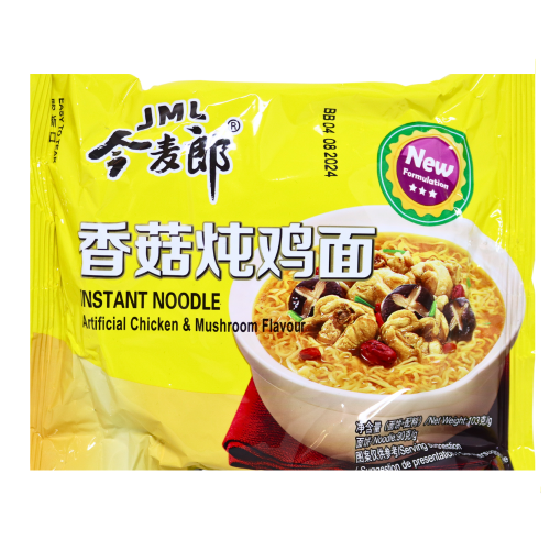 갤러리 뷰어에 이미지 로드, JML Golden Wheat Noodle - Mushroom Chicken-今麥郎香菇燉雞面-103g-INJML108