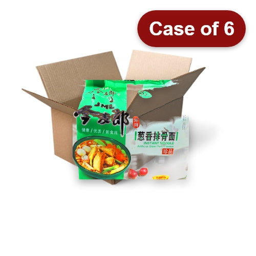 ギャラリービューアに画像を読み込む、JML Golden Wheat Noodle - Pork-今麥郎葱香排骨味面(五連包)-5_113g-INJML110A-6