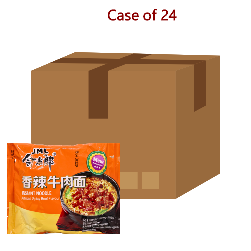 Load image into Gallery viewer, JML Golden Wheat Noodle - Spicy Beef-今麥郎香辣牛肉面-110g-INJML101A-24