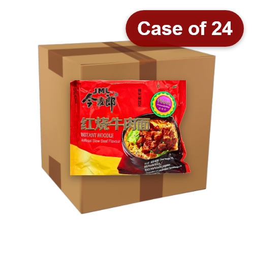 갤러리 뷰어에 이미지 로드, JML Golden Wheat Noodle - Stew Beef-今麥郎紅燒牛肉味面-109g-INJML102-24