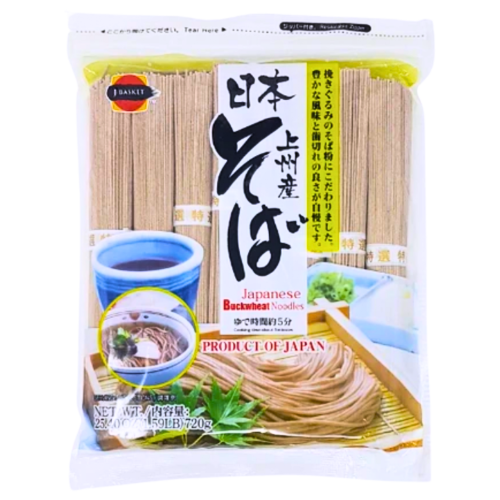 ギャラリービューアに画像を読み込む、J-Basket Japanese Buckwheat Noodles (Nihon Soba)-日本上州產蕎麥麵-720g-DNOOJB102