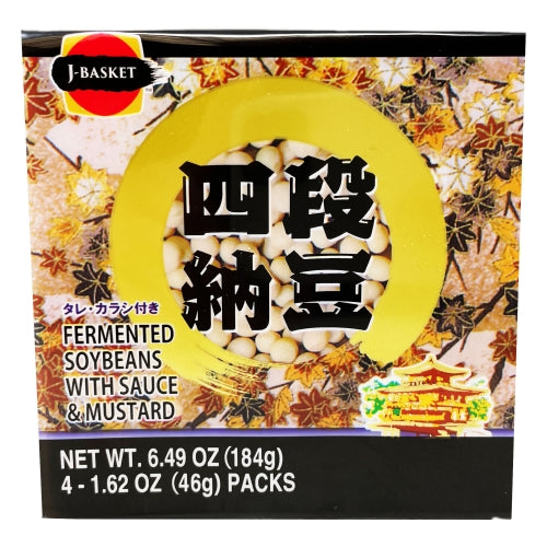 Load image into Gallery viewer, J-Basket Natto Mini (4 pkt)-四段納豆-4_40g-JPN633