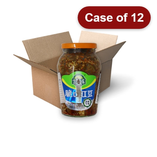 Load image into Gallery viewer, JiXiangJu Crisp Cowpea (Jar)-吉香居(瓶裝)脆口豇豆-426g-PRE930-12
