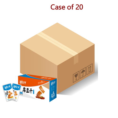 Load image into Gallery viewer, JinZai Roasted Tofu - Original-勁仔厚豆干-醬香味-20_20g-SNACJZ112-20