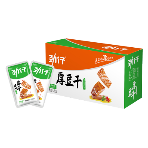 ギャラリービューアに画像を読み込む、JinZai Roasted Tofu - Pickled Pepper-勁仔厚豆干-泡椒味-20_20g-SNACJZ113