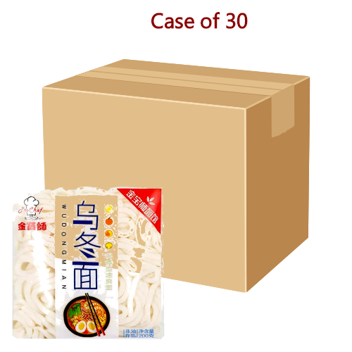 ギャラリービューアに画像を読み込む、Jin Bao Shi Japanese Udon-金寶獅日式烏冬麵-200g-UDON118-30