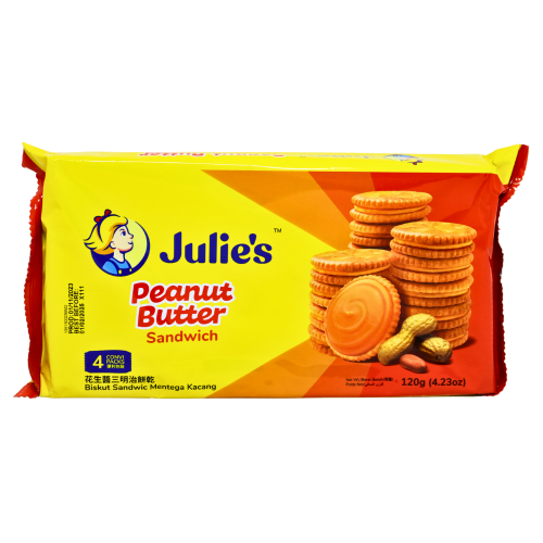 Load image into Gallery viewer, Julie's Peanut Butter Sandwich-Julie's 花生醬三明治餅乾-120g-BISJU101