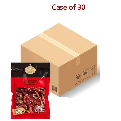 ギャラリービューアに画像を読み込む、KLKW Dried Chilli Whole (Small)-筷来筷往小米辣辣椒干-100g-SPIKLKW112-30