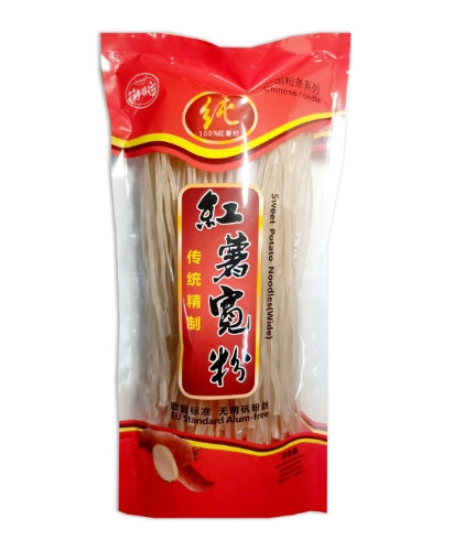 Load image into Gallery viewer, KLKW Potato Noodle - Broad-筷来筷往紅薯寬粉-350g-DNOOKL103