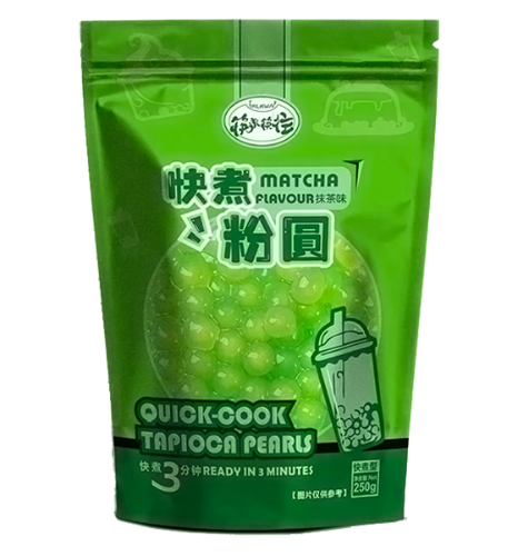 Load image into Gallery viewer, KLKW Tapioca Pearls - Matcha-筷来筷往快煮粉圓-抹茶味-250g-TAP116