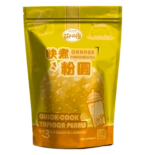 Load image into Gallery viewer, KLKW Tapioca Pearls - Orange-筷来筷往快煮粉圓-橙味-250g-TAP119