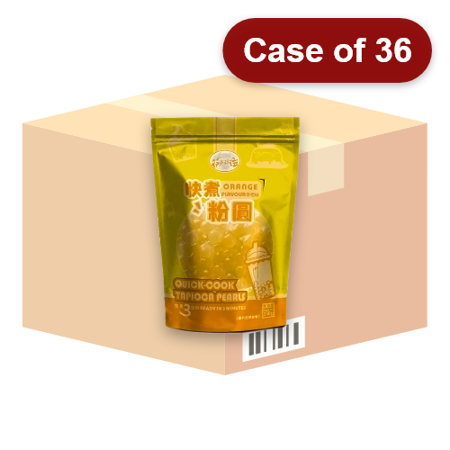 Load image into Gallery viewer, KLKW Tapioca Pearls - Orange-筷来筷往快煮粉圓-橙味-250g-TAP119-36