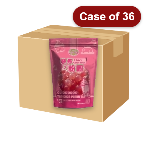 Load image into Gallery viewer, KLKW Tapioca Pearls - Peach-筷来筷往快煮粉圓-水蜜桃味-250g-TAP117-36