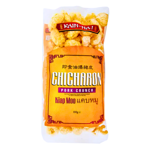 Load image into Gallery viewer, Kain-Na Chicharon Pork Crunch-即食油爆猪皮-100g-SNACKN102