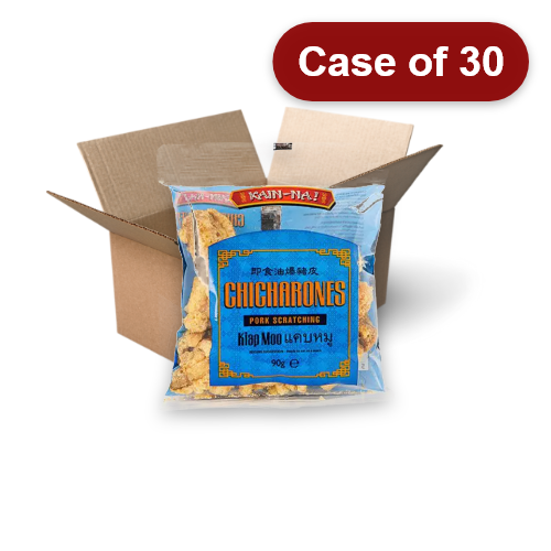 Load image into Gallery viewer, Kain-Na Chicharones (Pork Scratchings)-即食油爆猪皮-90g-SNACKN104-30