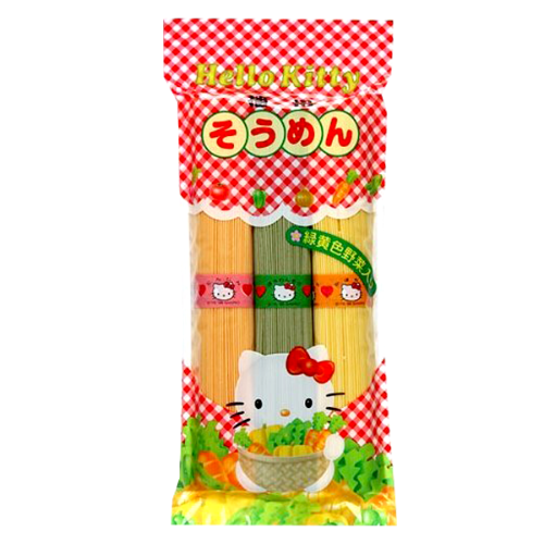 โหลดรูปภาพเข้าสู่ตัวดูแกลเลอรี, Kanesu Seimen Hello Somen Noodle - Vegetables Colour-素面(配綠色蔬菜)-300g-DNOOKS103