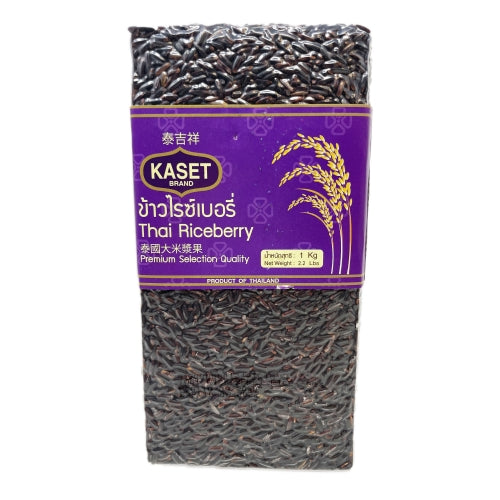 Load image into Gallery viewer, Kaset Thai Rice Berry-泰國漿果大米(紫莓大米)-1kg-RIC931