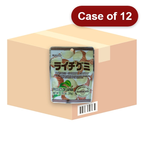 Load image into Gallery viewer, Kasugai Lychee Gummy Candy-日本荔枝味軟糖(無麩質)-50g-CANK102-12
