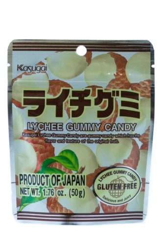 Load image into Gallery viewer, Kasugai Lychee Gummy Candy-日本荔枝味軟糖(無麩質)-50g-CANK102