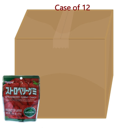 ギャラリービューアに画像を読み込む、Kasugai Strawberry Gummy Candy-日本草莓味軟糖(無麩質)-45g-CANK103-12