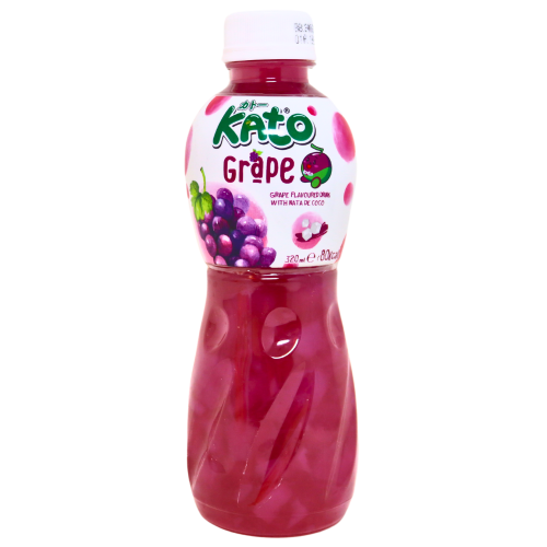 Load image into Gallery viewer, Kato Nata De Coco Drink - Grape-椰果葡萄味飲料-320ml-DRIKT102
