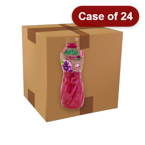 Load image into Gallery viewer, Kato Nata De Coco Drink - Grape-椰果葡萄味飲料-320ml-DRIKT102-24
