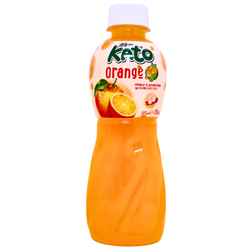 갤러리 뷰어에 이미지 로드, Kato Nata De Coco Drink - Orange-椰果鮮橙味飲料-320ml-DRIKT104