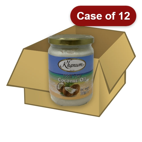 Load image into Gallery viewer, Khanum Pure Coconut Oil-純正椰子油-500ml-OIL206-12
