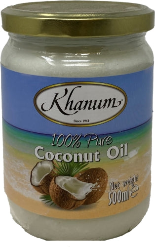 Load image into Gallery viewer, Khanum Pure Coconut Oil-純正椰子油-500ml-OIL206