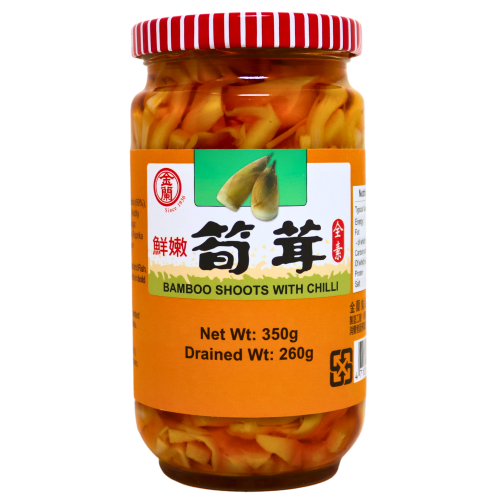 Load image into Gallery viewer, Kimlan Chilli Bamboo Shoots-金蘭筍茸-350g-BAM547